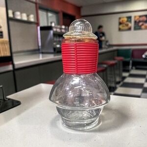 McKee Glasbake Red Band Hottle Bottle, Vintage‎ Carafe, Replacement Decanter